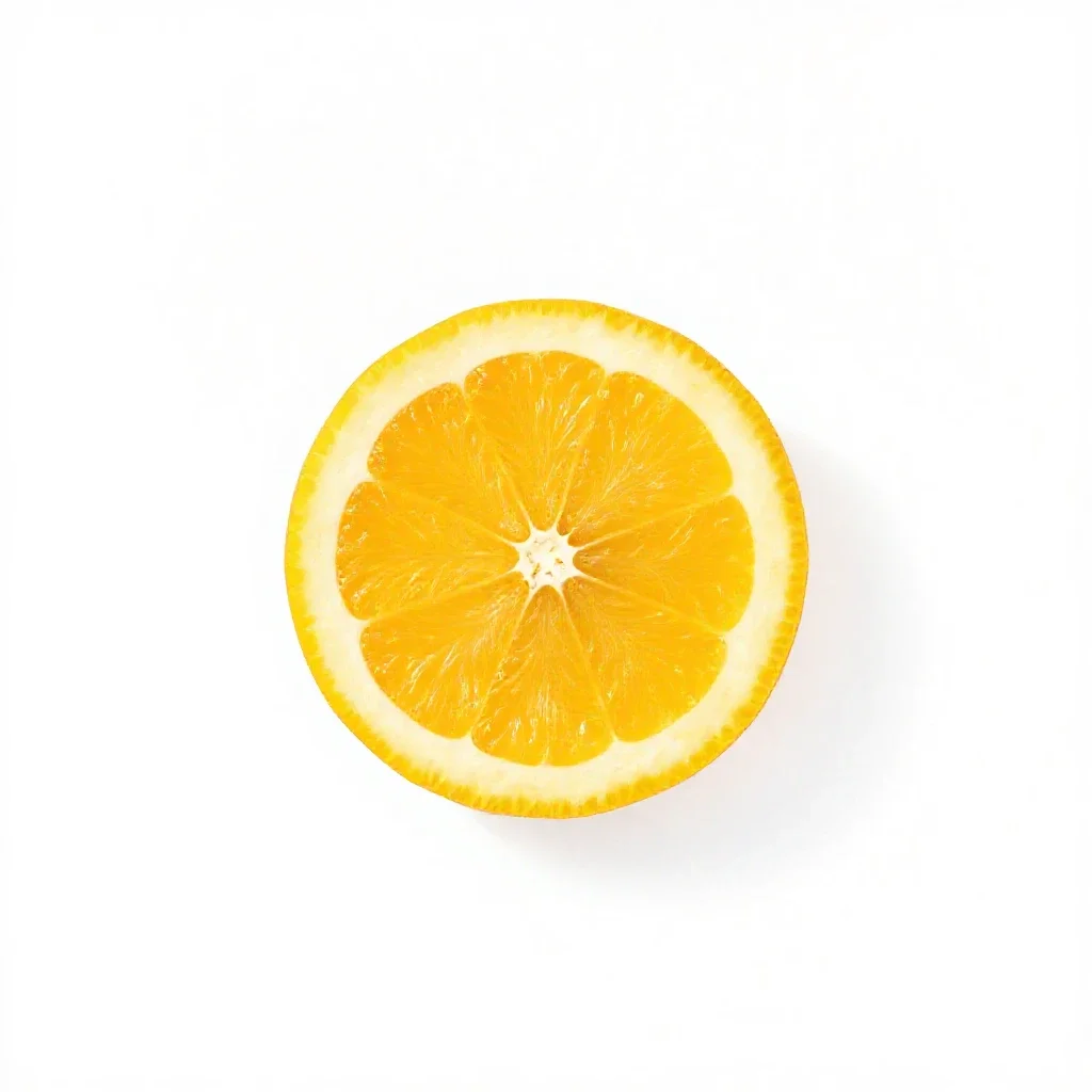 Cocktail with a citrus twist isolated on a white background