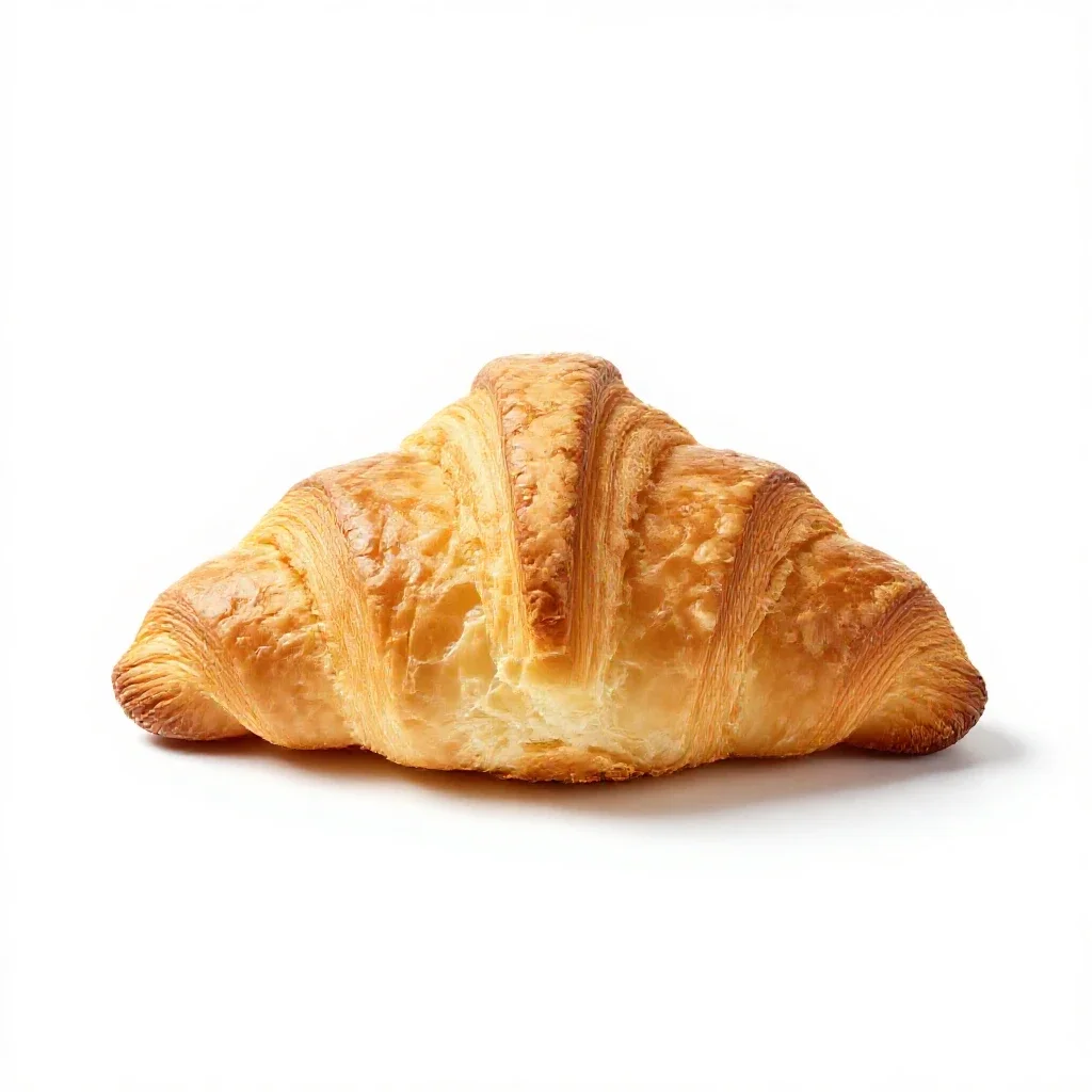 Croissant isolated on a white background