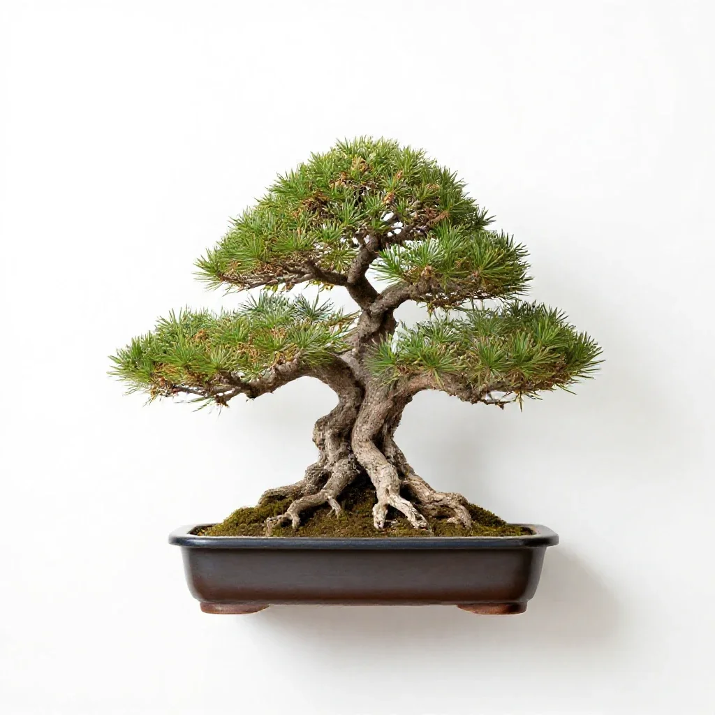 Bonsai training kit isolated on a white background