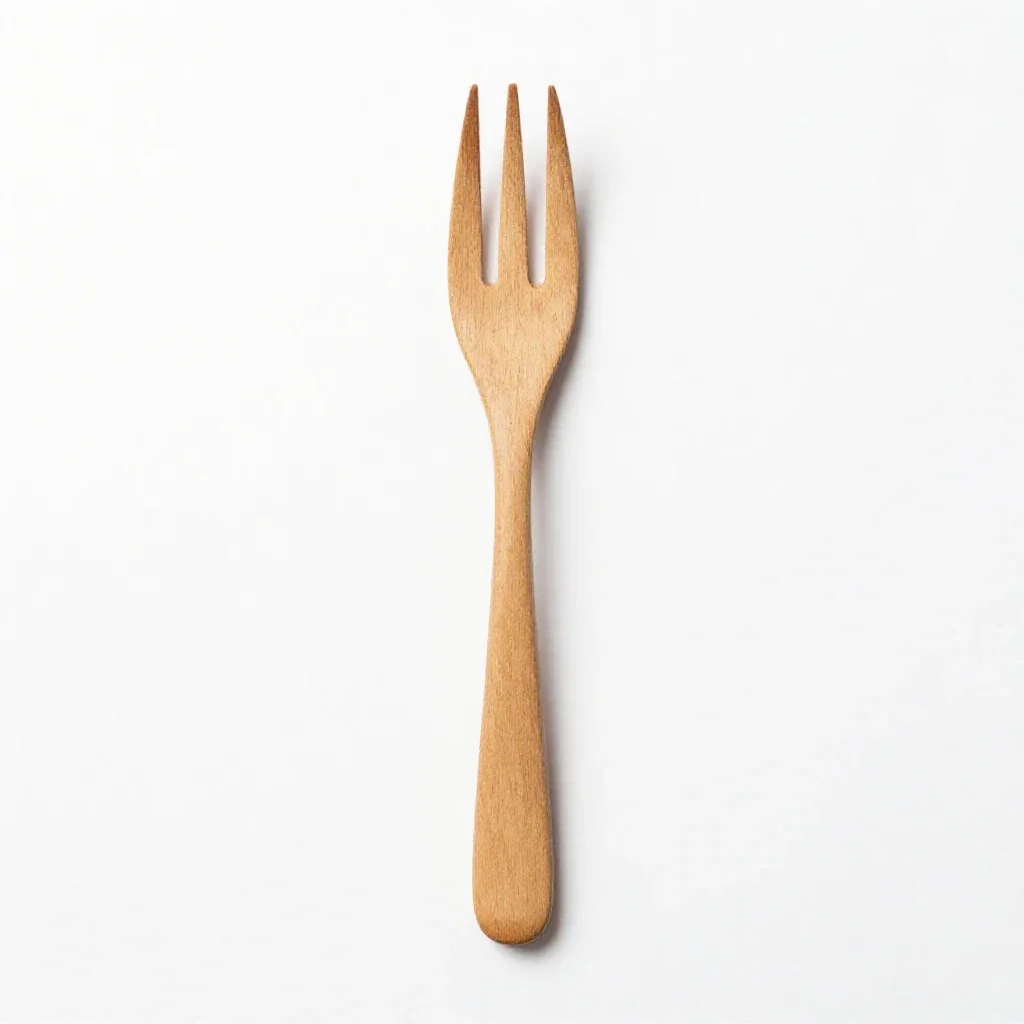 Hand fork isolated on a white background
