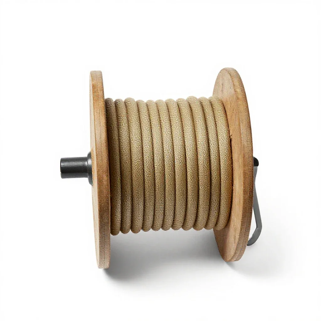 Hose reel isolated on a white background