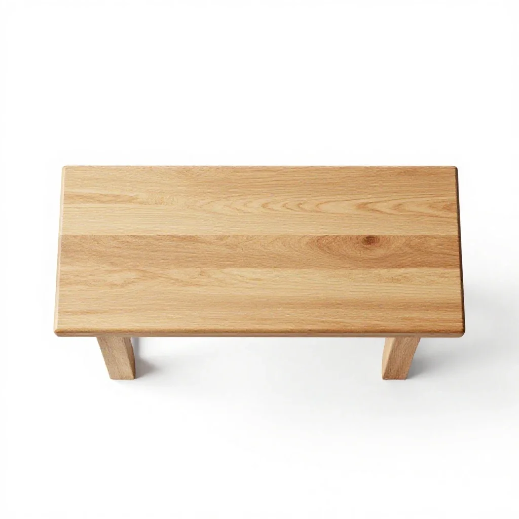 Potting bench isolated on a white background