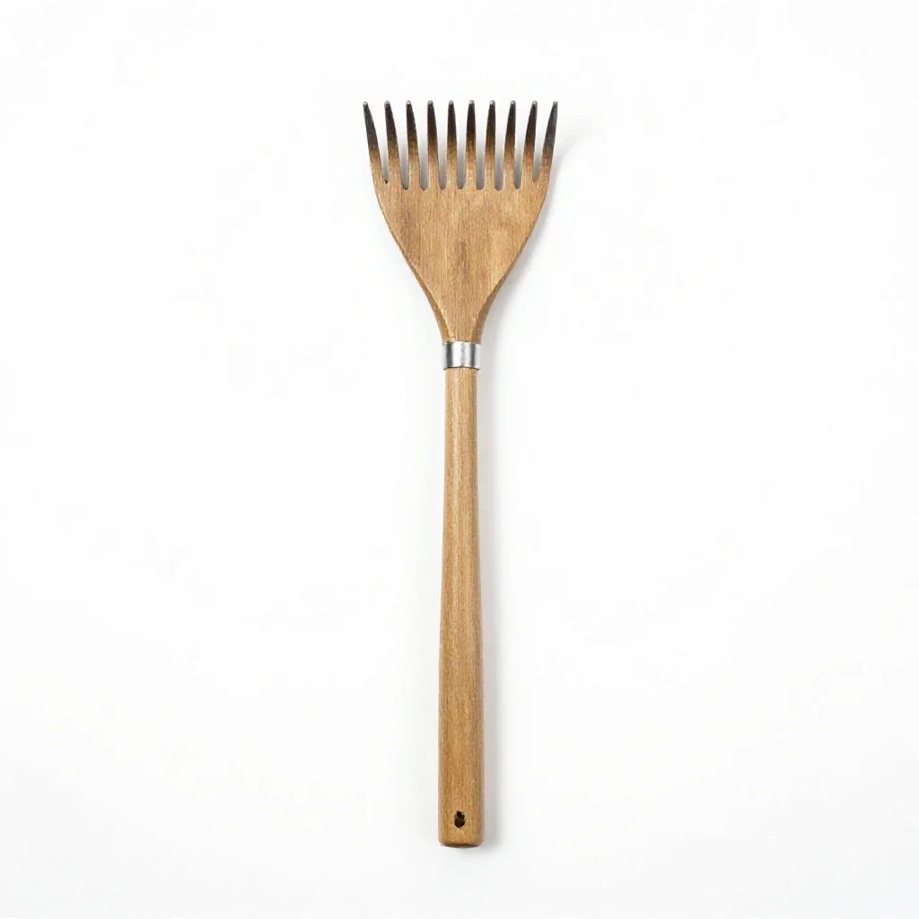 Rake isolated on a white background
