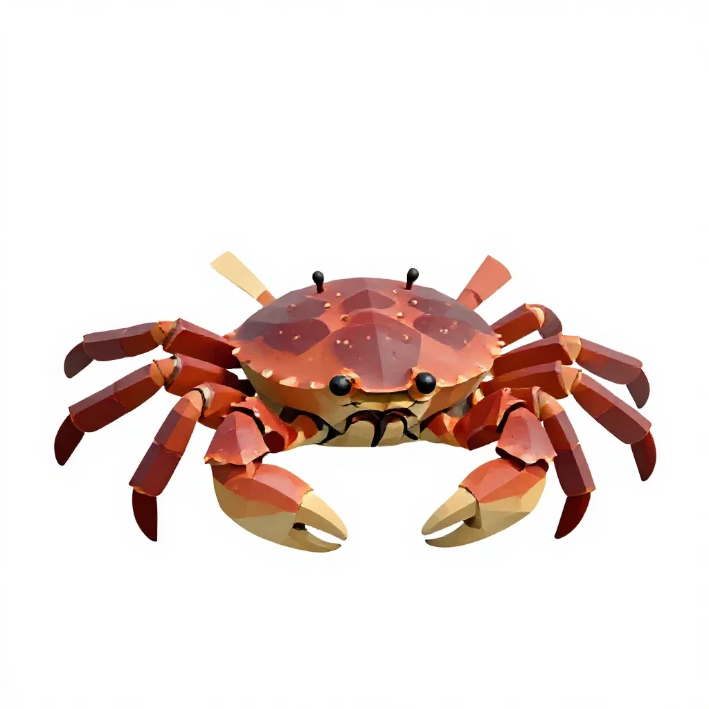 Horseshoe crab isolated on a white background