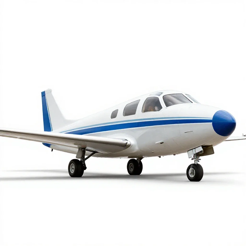 Glider isolated on a white background
