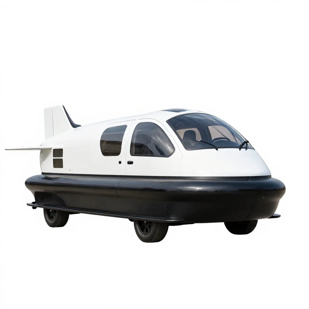 Hovercraft isolated on a white background