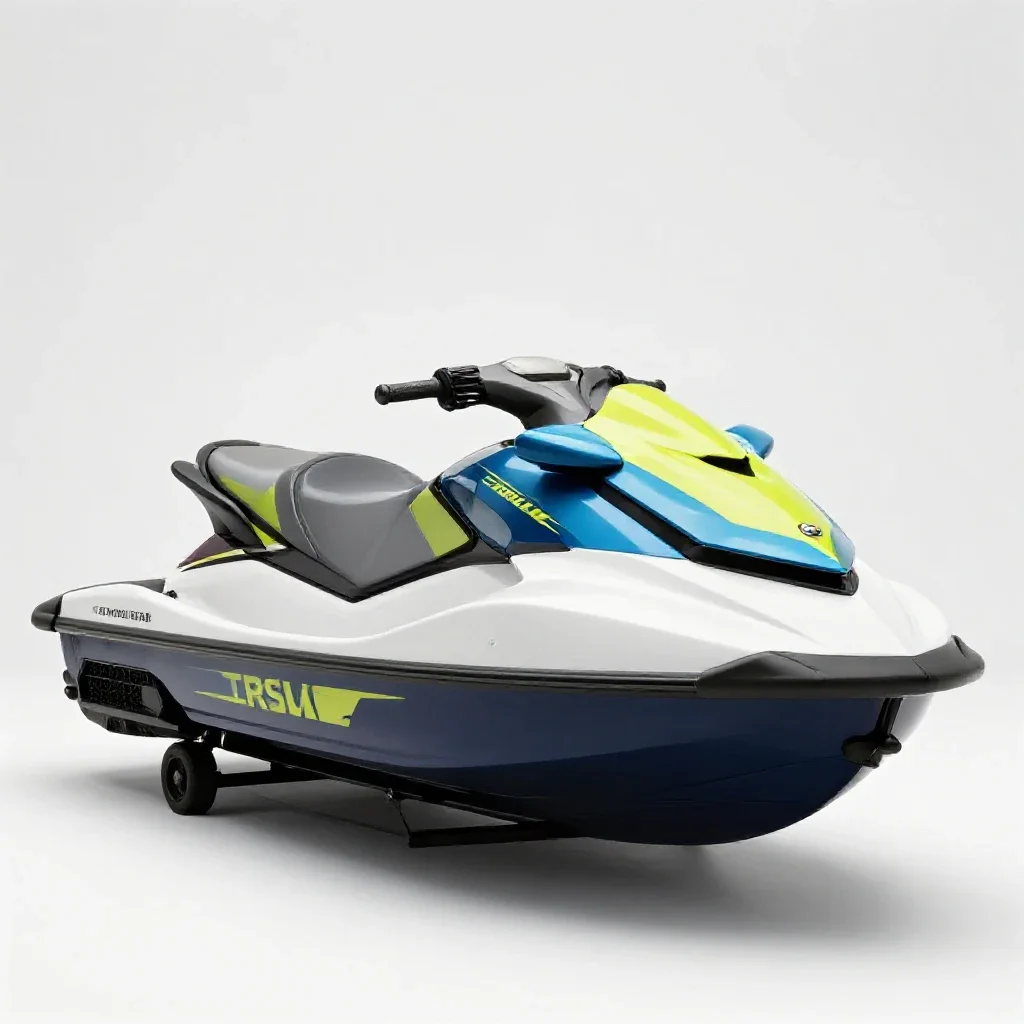 Jet ski isolated on a white background