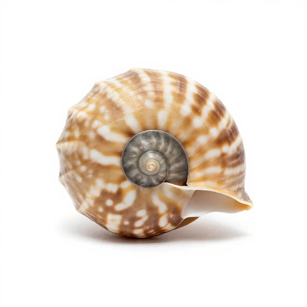 Nautilus shell isolated on a white background
