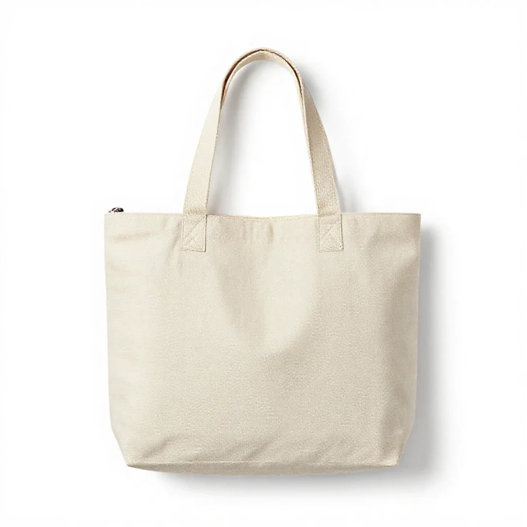 Cooler tote with a zip isolated on a white background