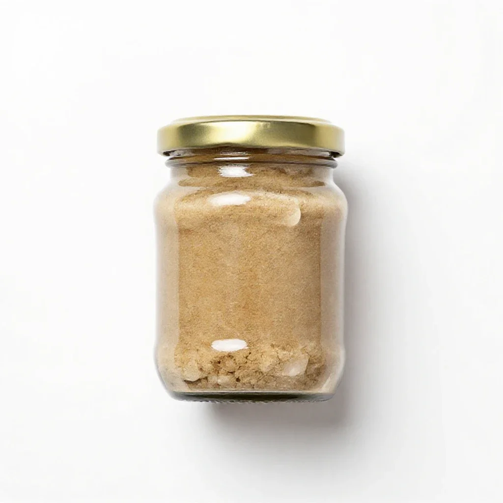 Screw-top preserving jar isolated on a white background