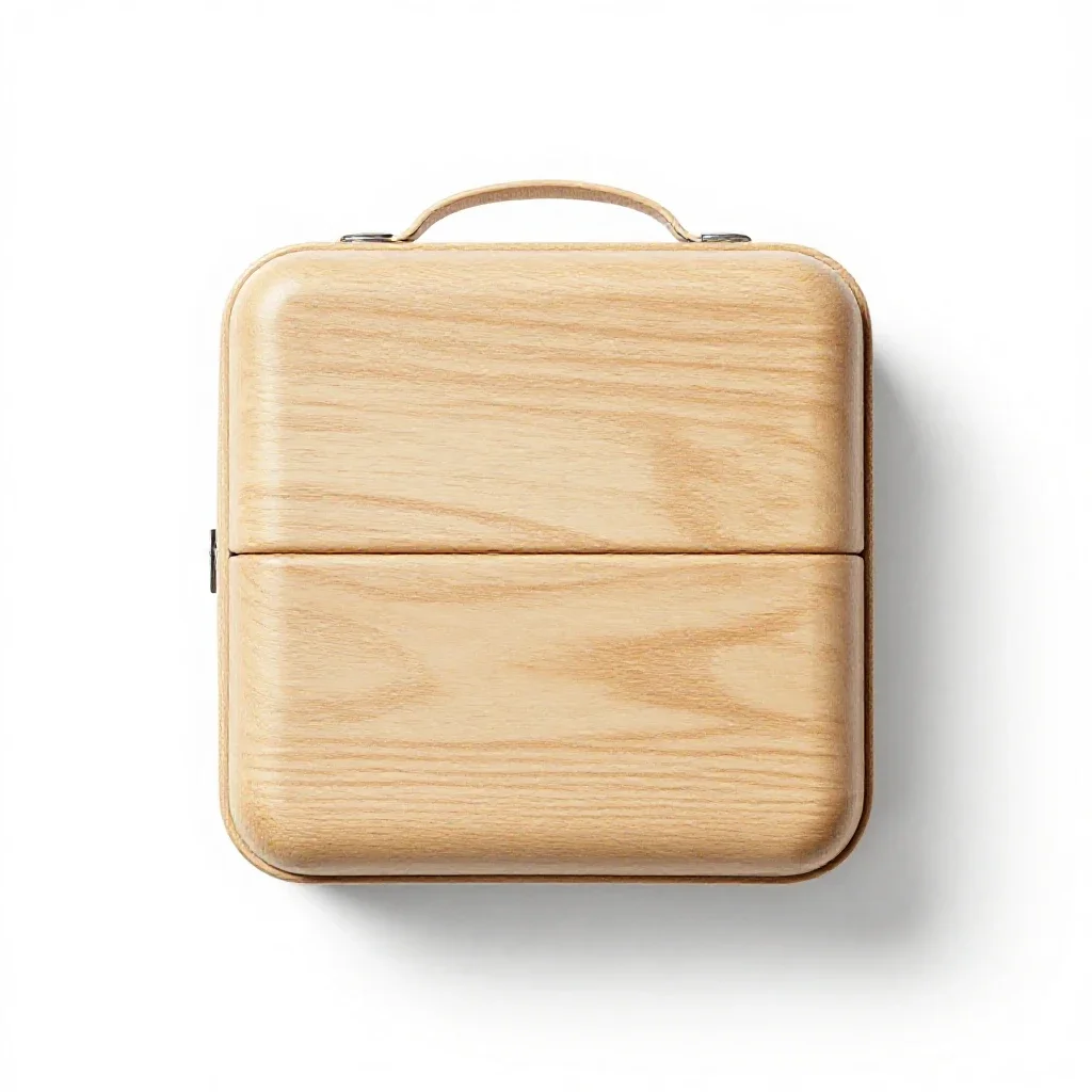 Stacked bento tiffin carrier isolated on a white background