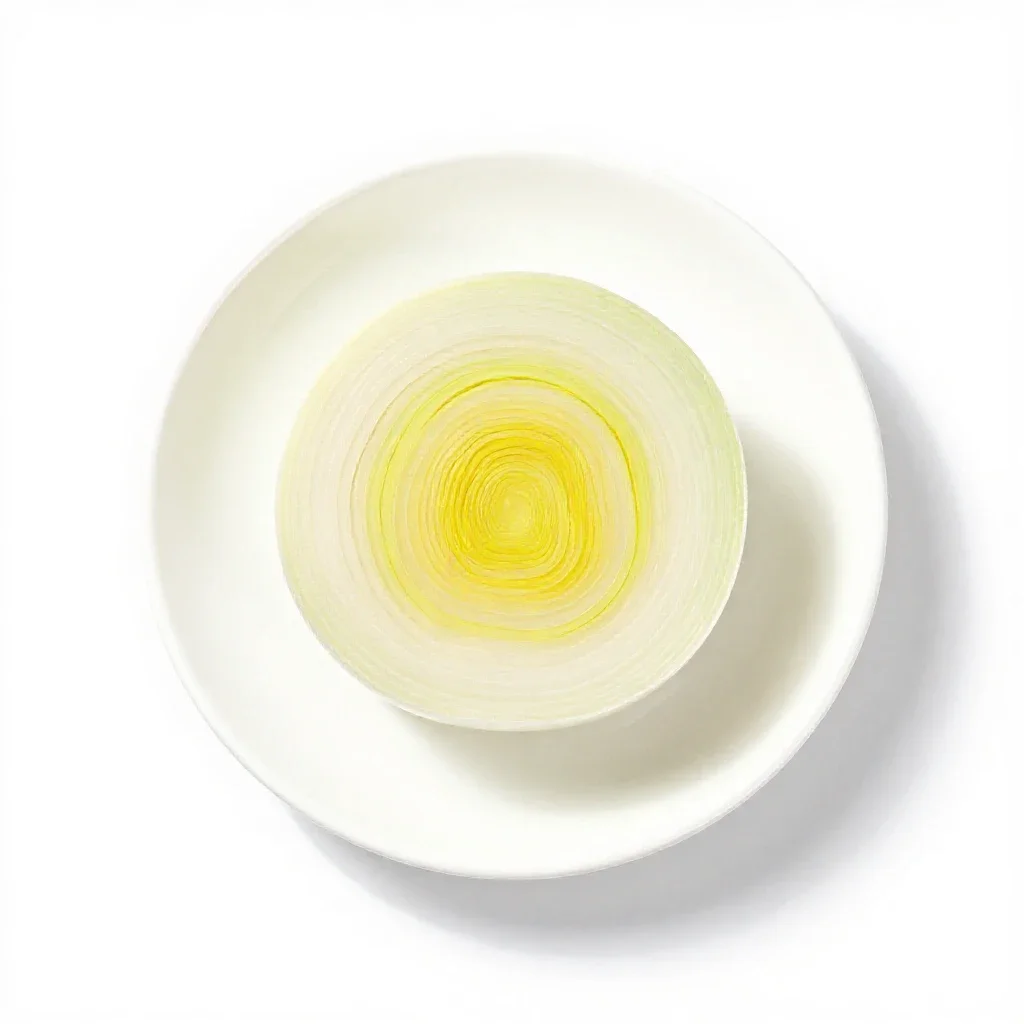 Leek isolated on a white background