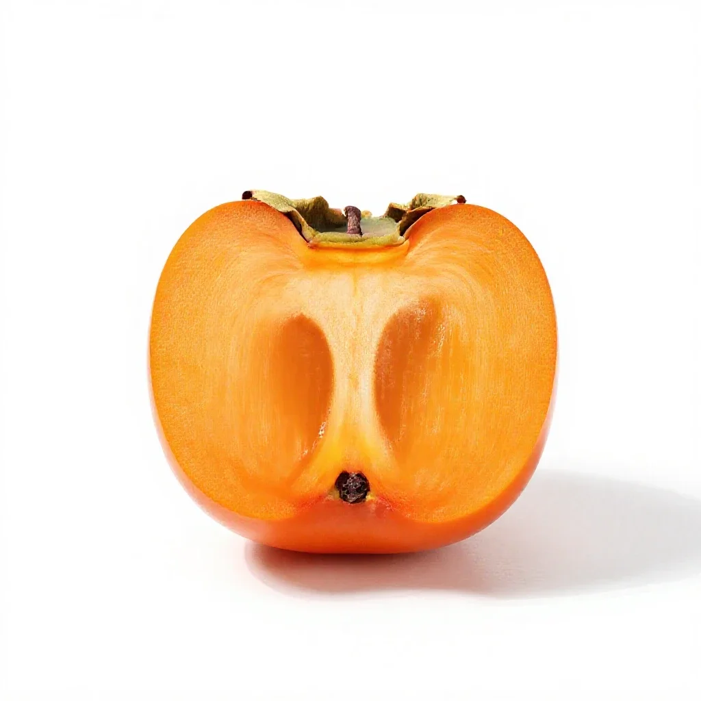 Persimmon isolated on a white background
