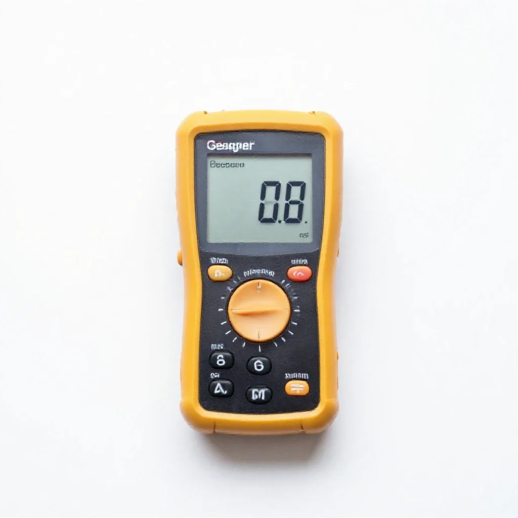 Geiger counter isolated on a white background