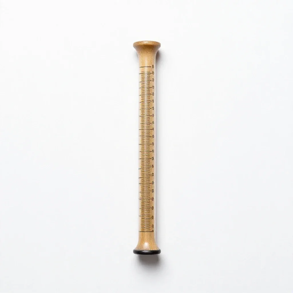 Graduated cylinder isolated on a white background