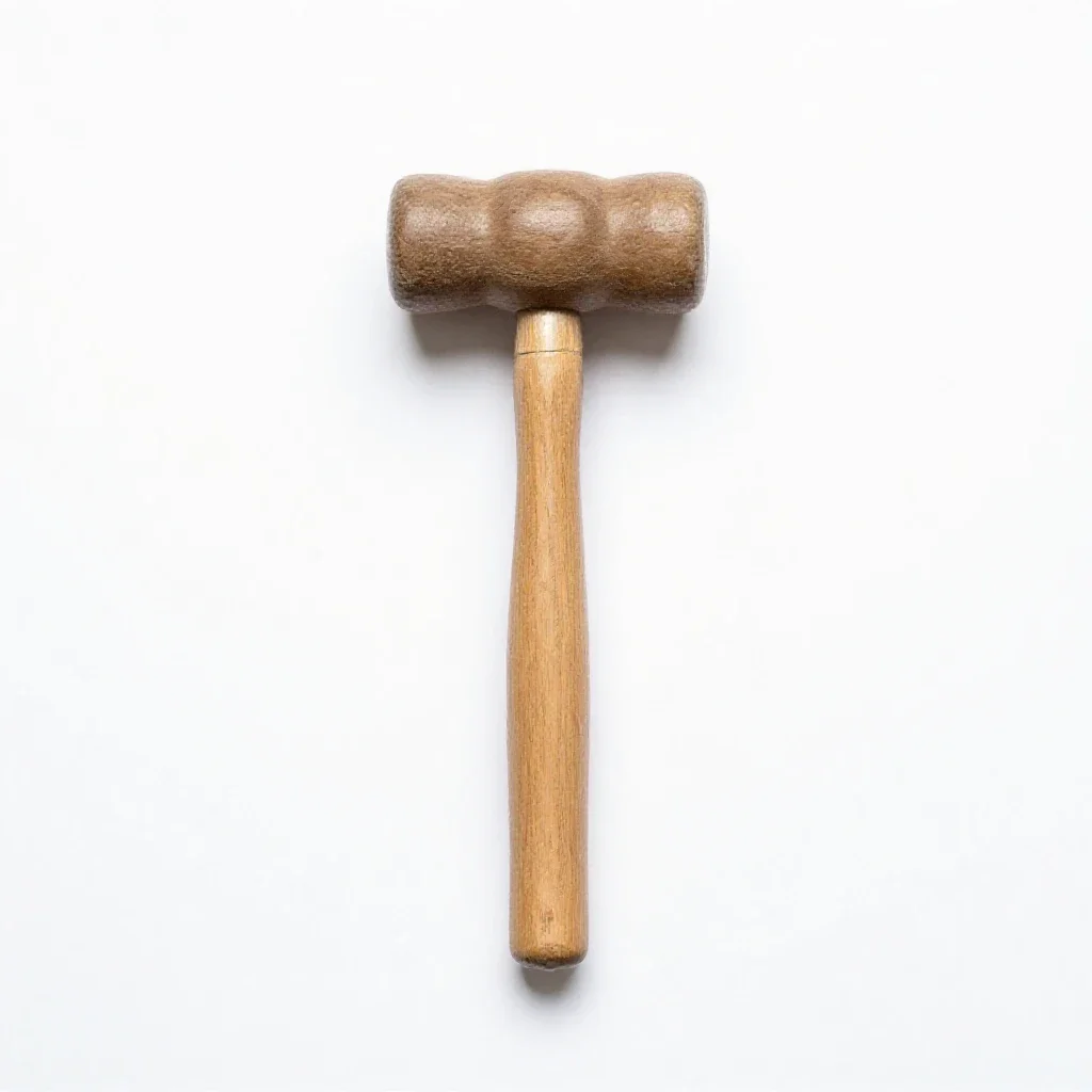 Reflex hammer isolated on a white background