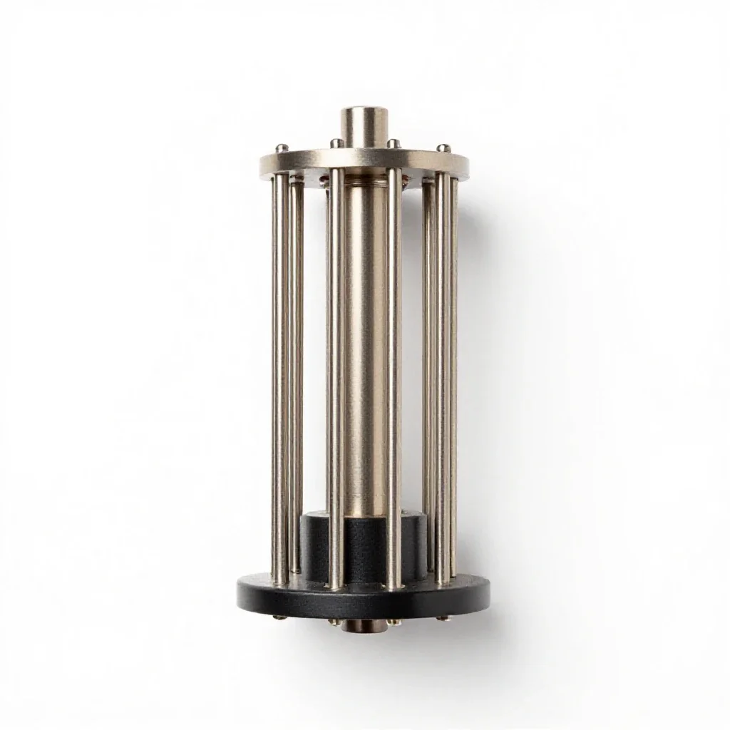 Tesla coil isolated on a white background