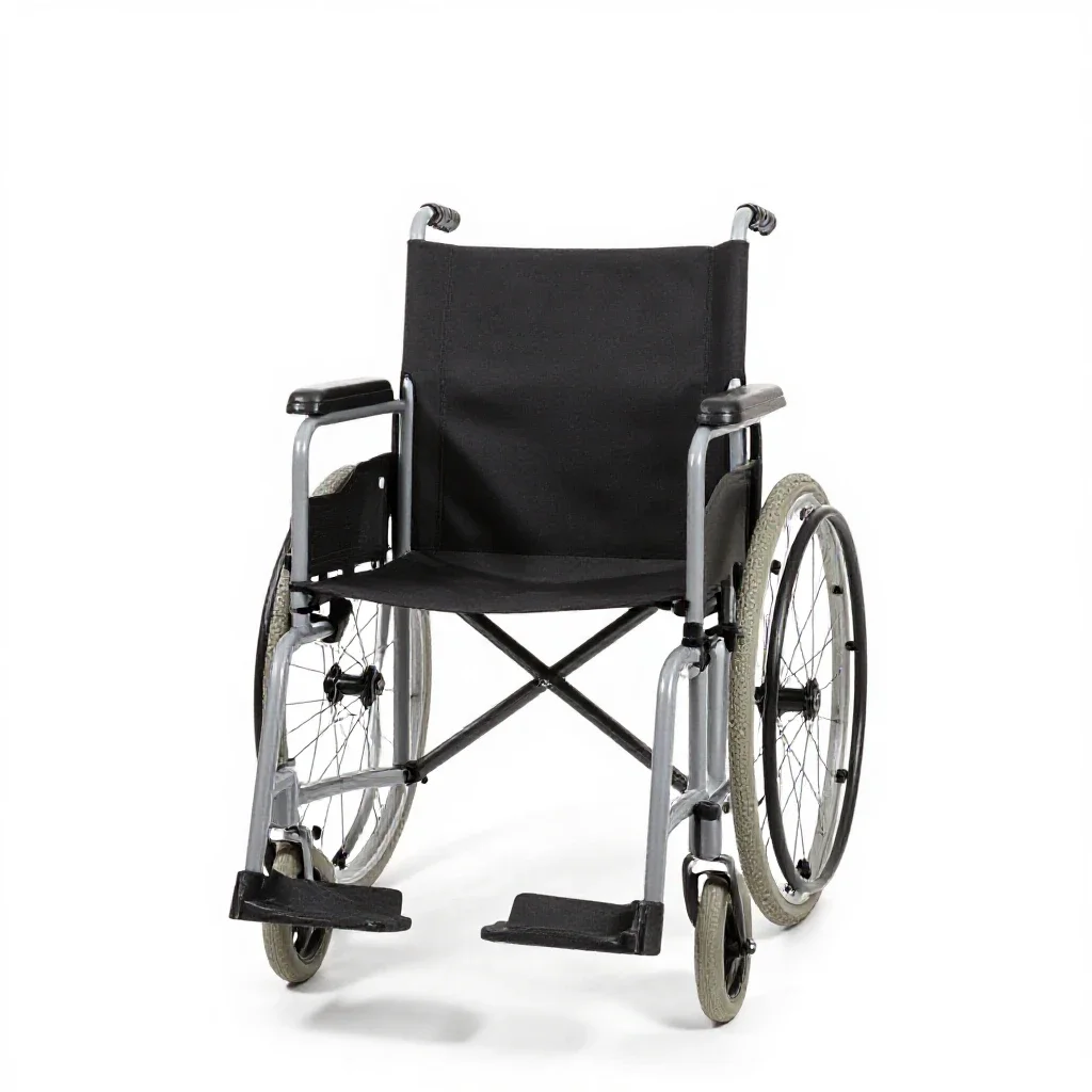 Wheelchair isolated on a white background