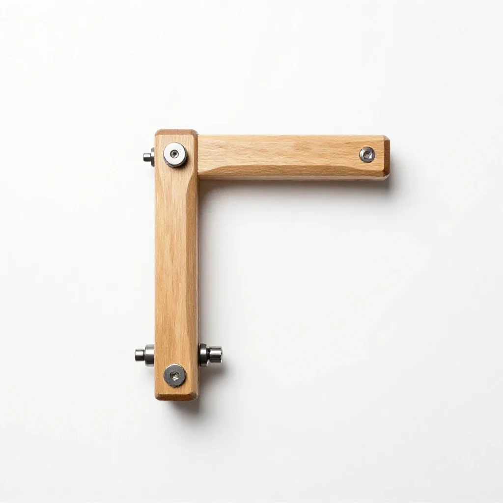 Servo actuator arm isolated on a white background