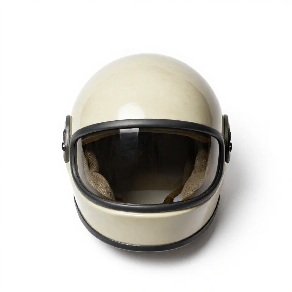 Space helmet isolated on a white background
