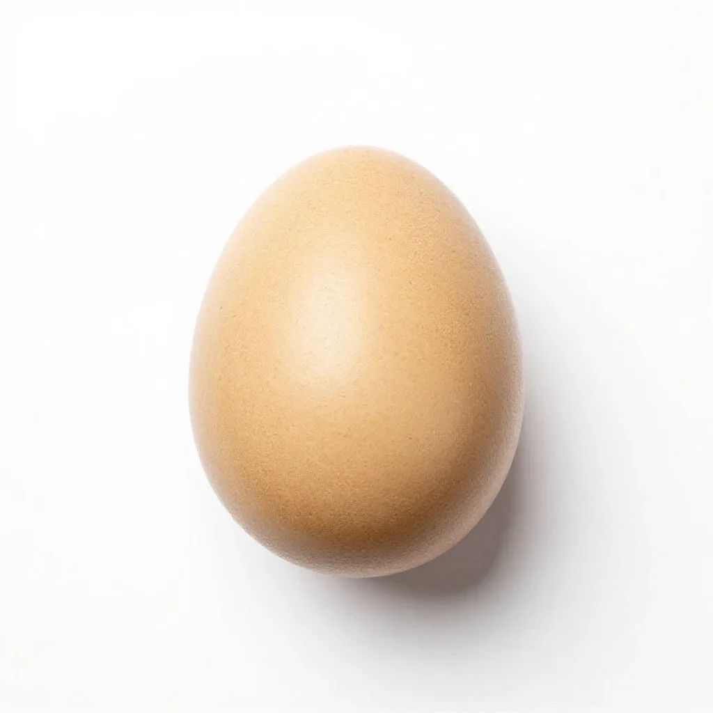 Xeno egg casing isolated on a white background