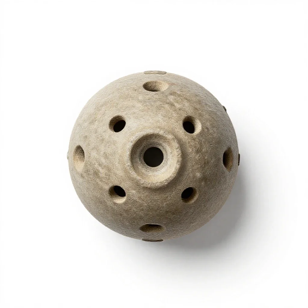 Atmospheric probe isolated on a white background