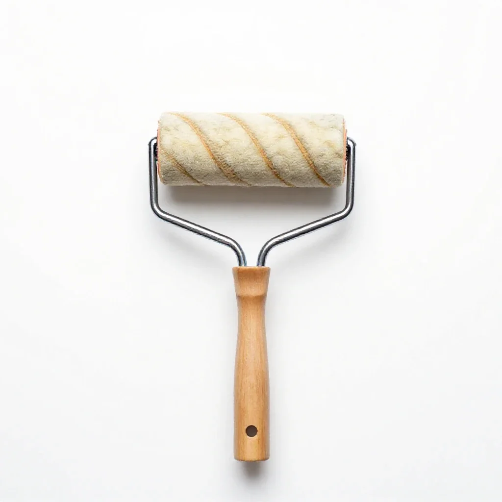 Brayer roller isolated on a white background