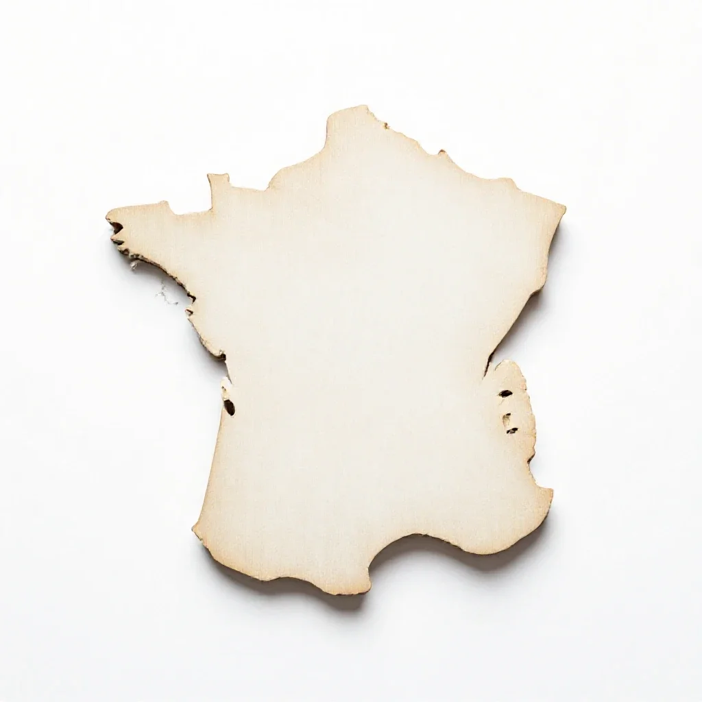 French curve template isolated on a white background
