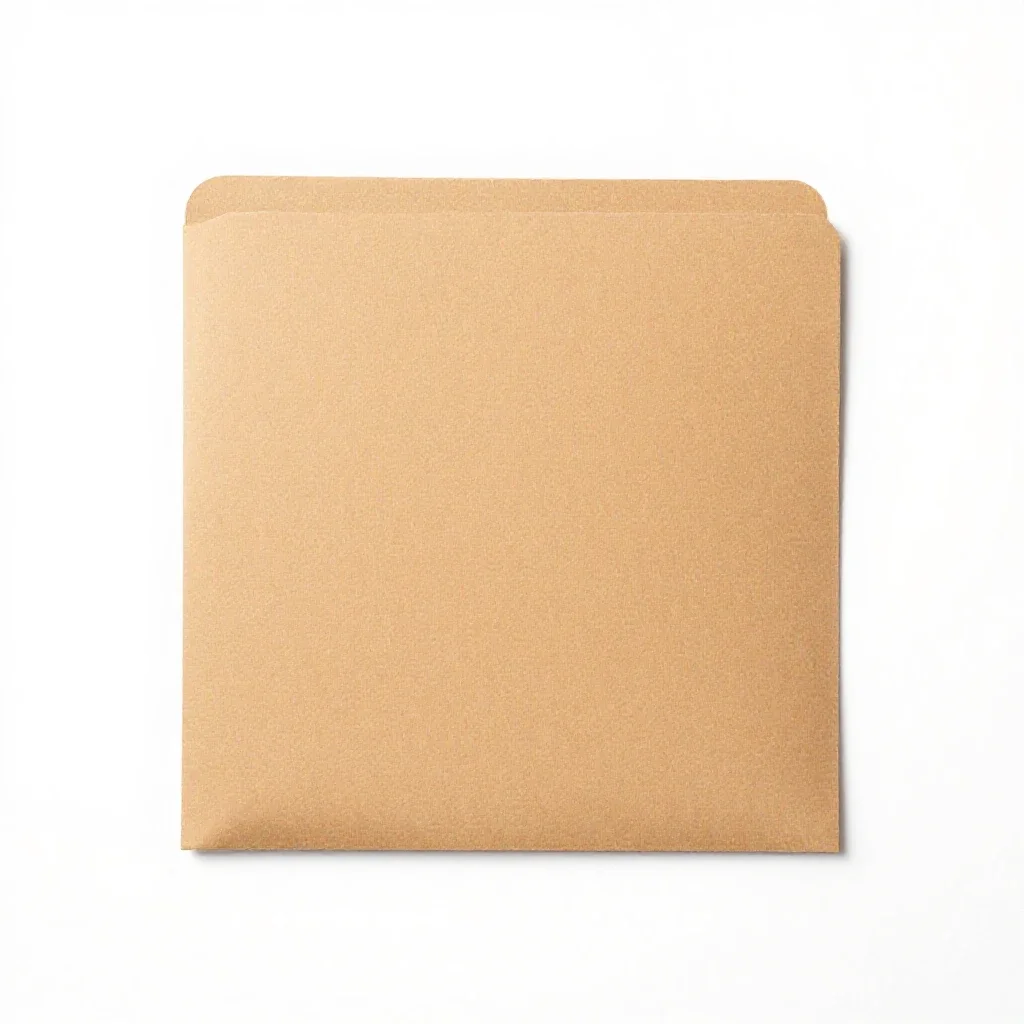 Manila folder isolated on a white background