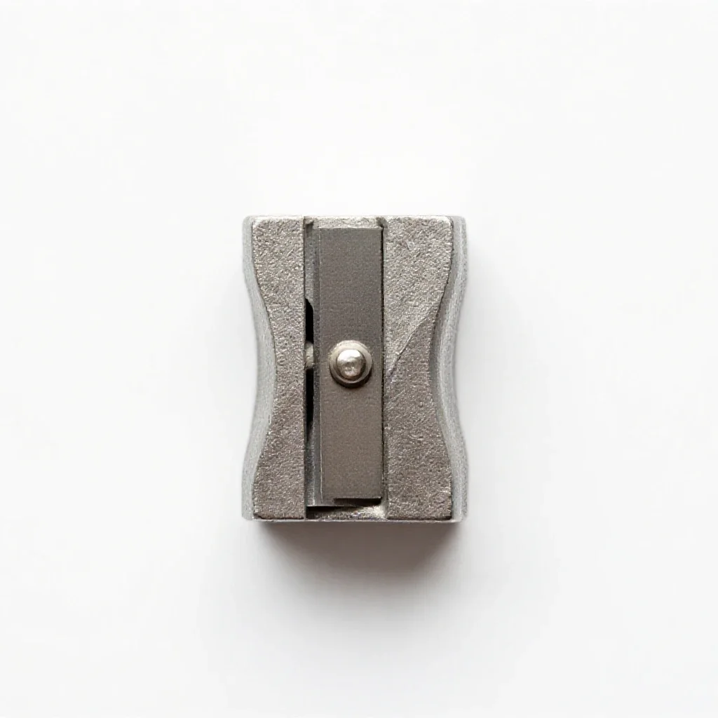 Rotary pencil sharpener isolated on a white background