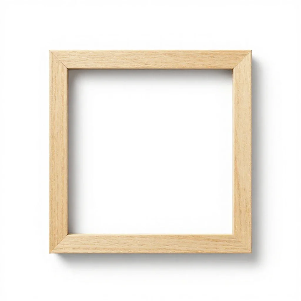 Screen printing frame isolated on a white background