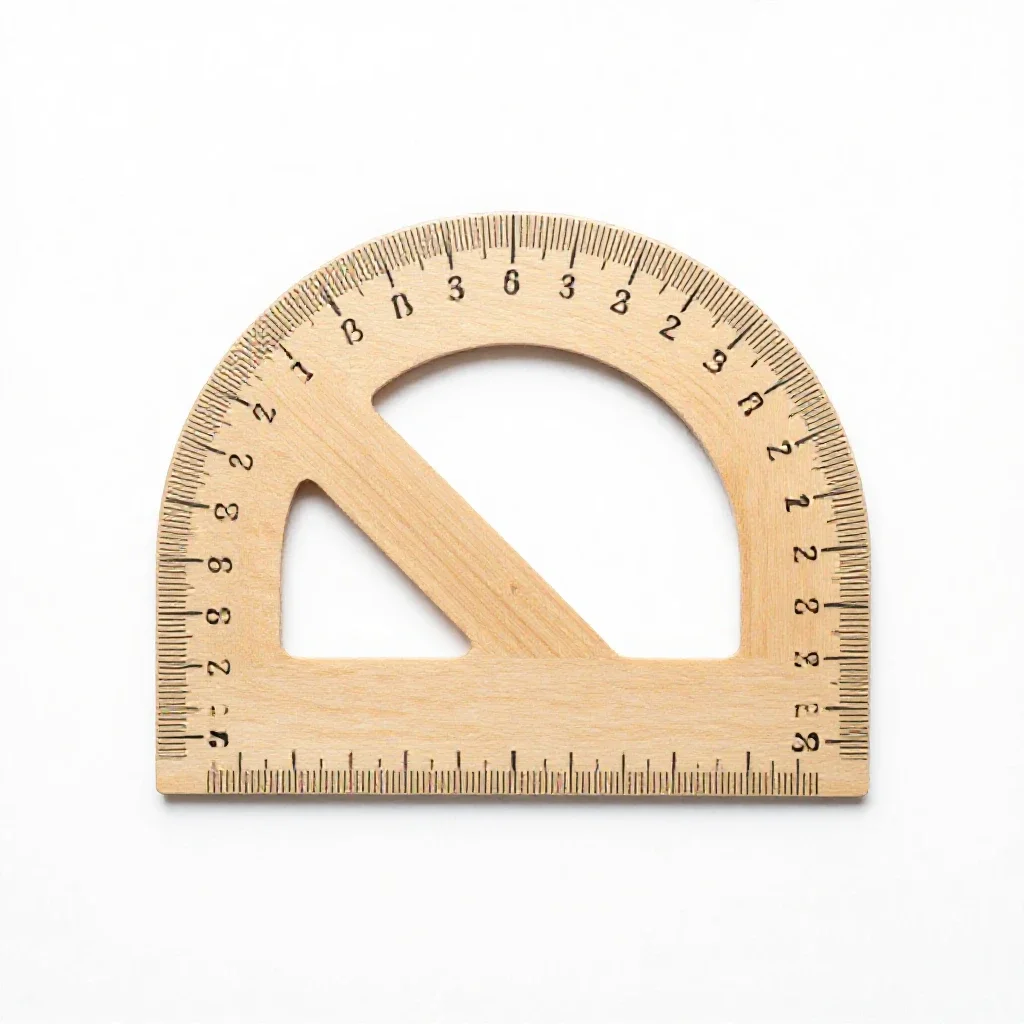 Set square isolated on a white background
