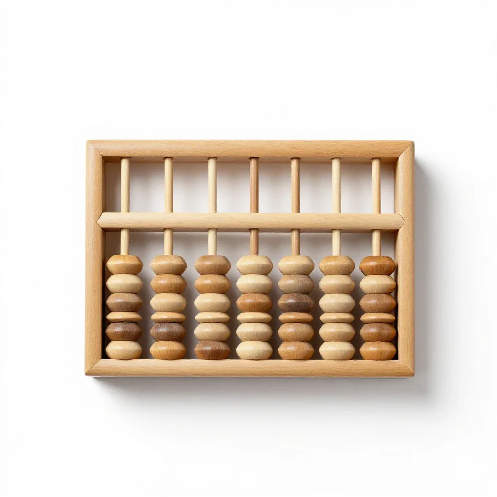 Abacus isolated on a white background