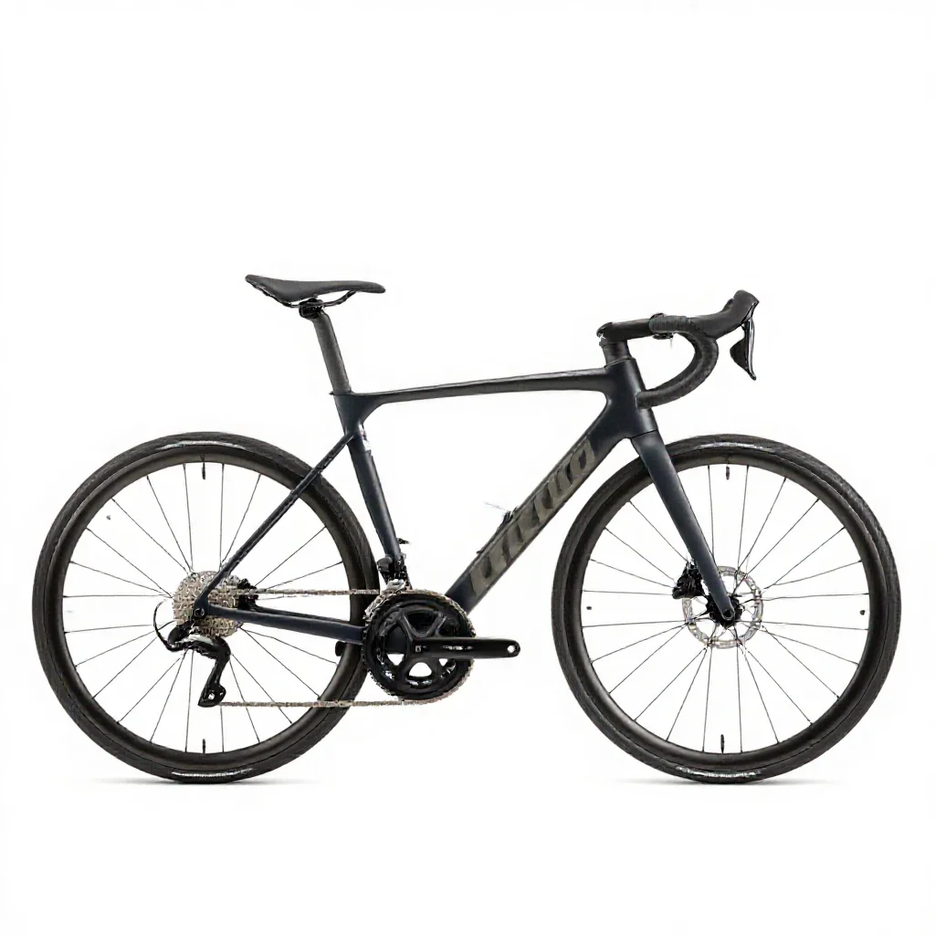 Road bicycle isolated on a white background