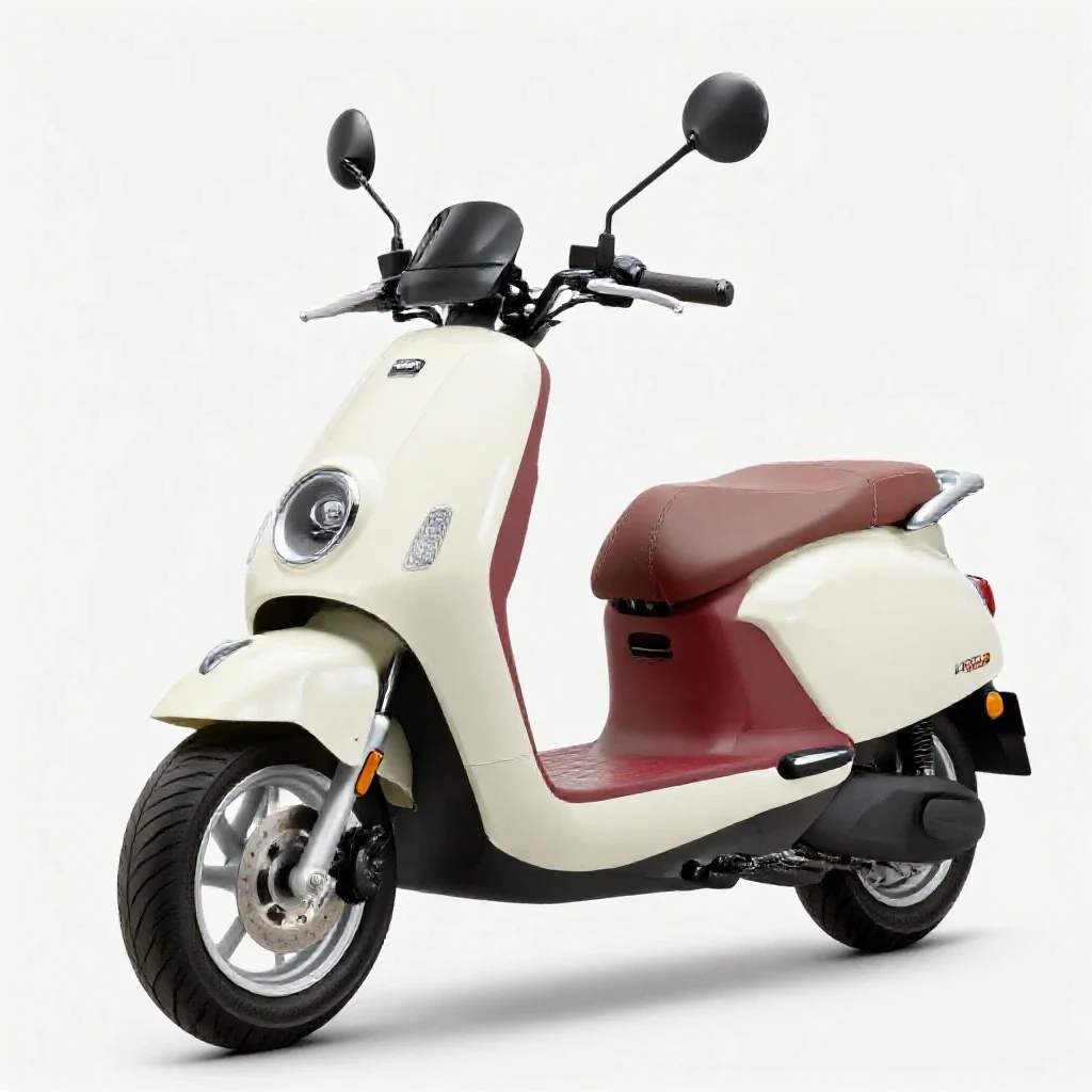Scooter isolated on a white background