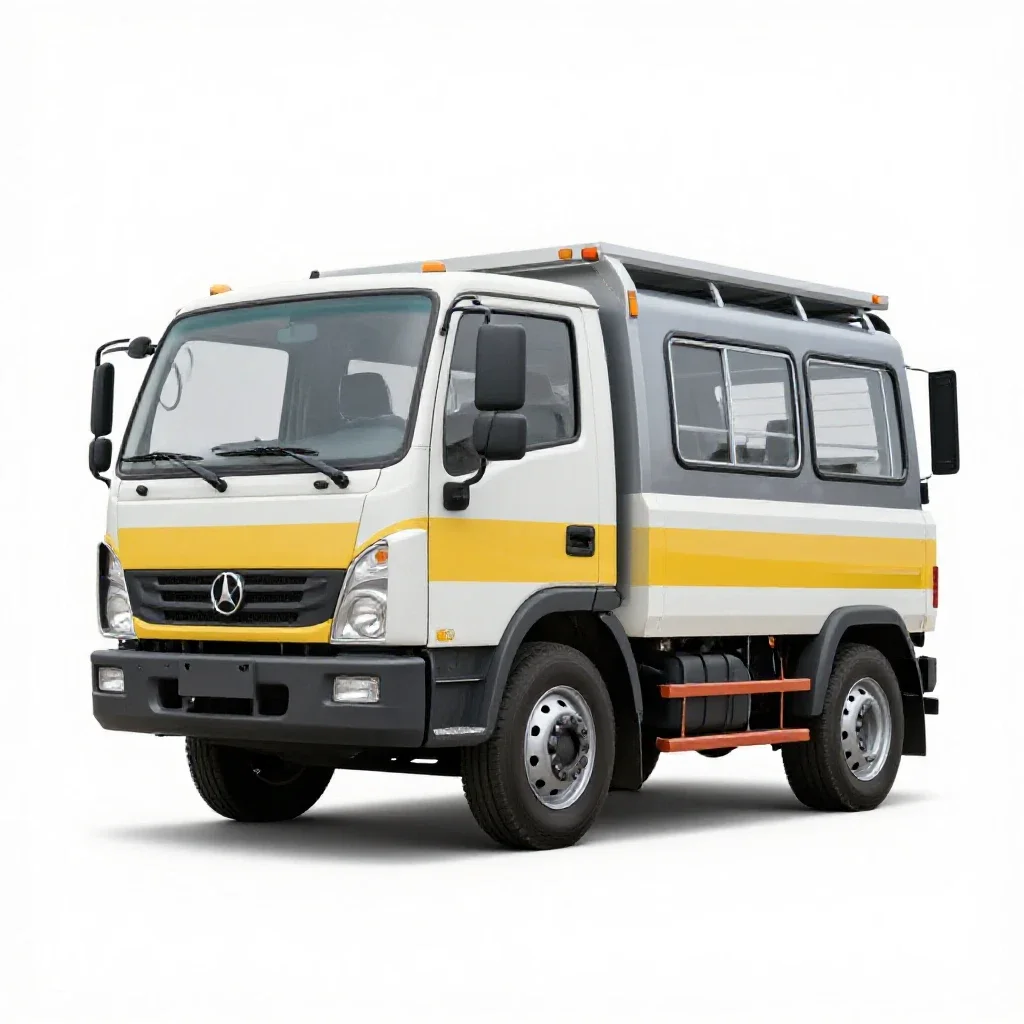 Tow truck isolated on a white background