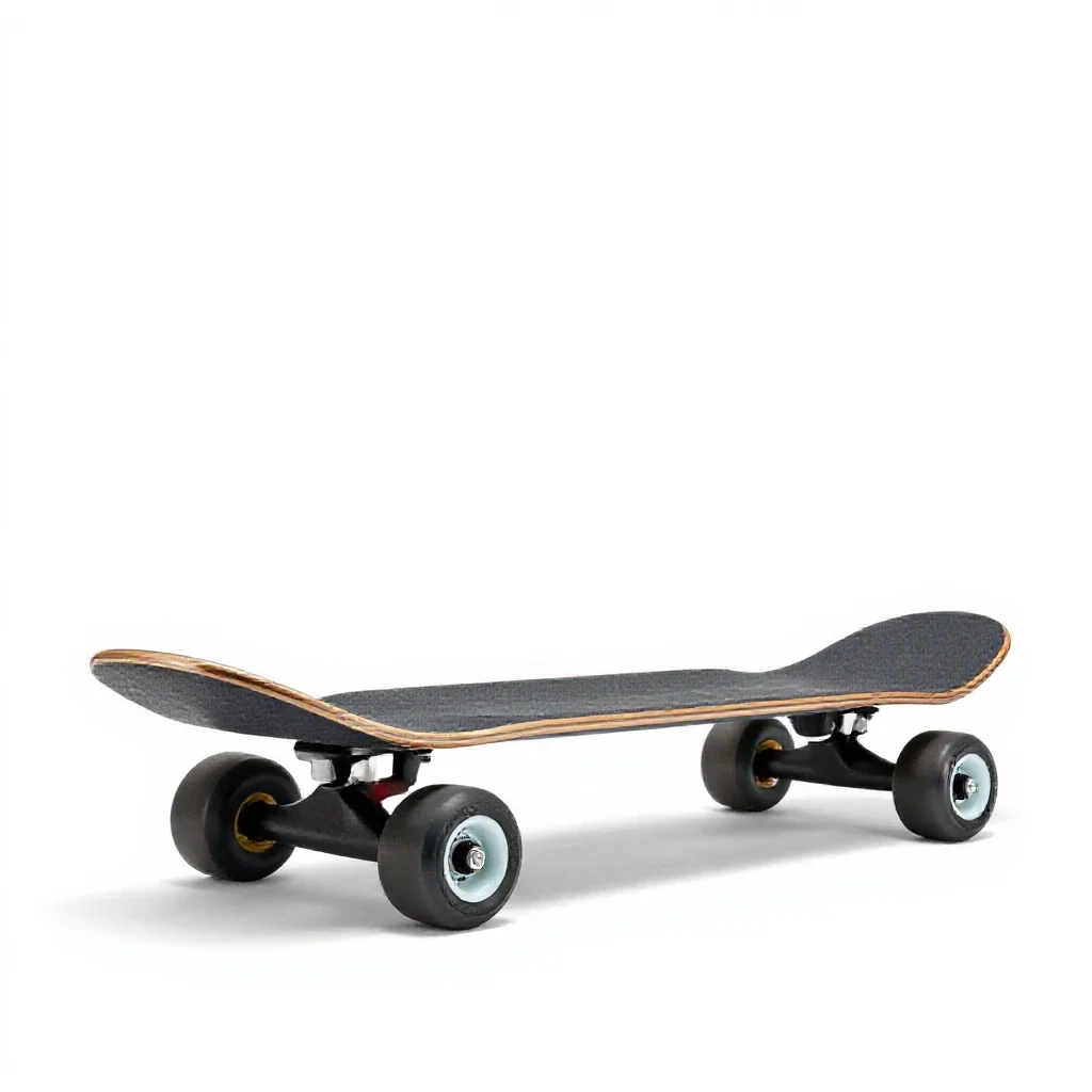 Electric skateboard isolated on a white background