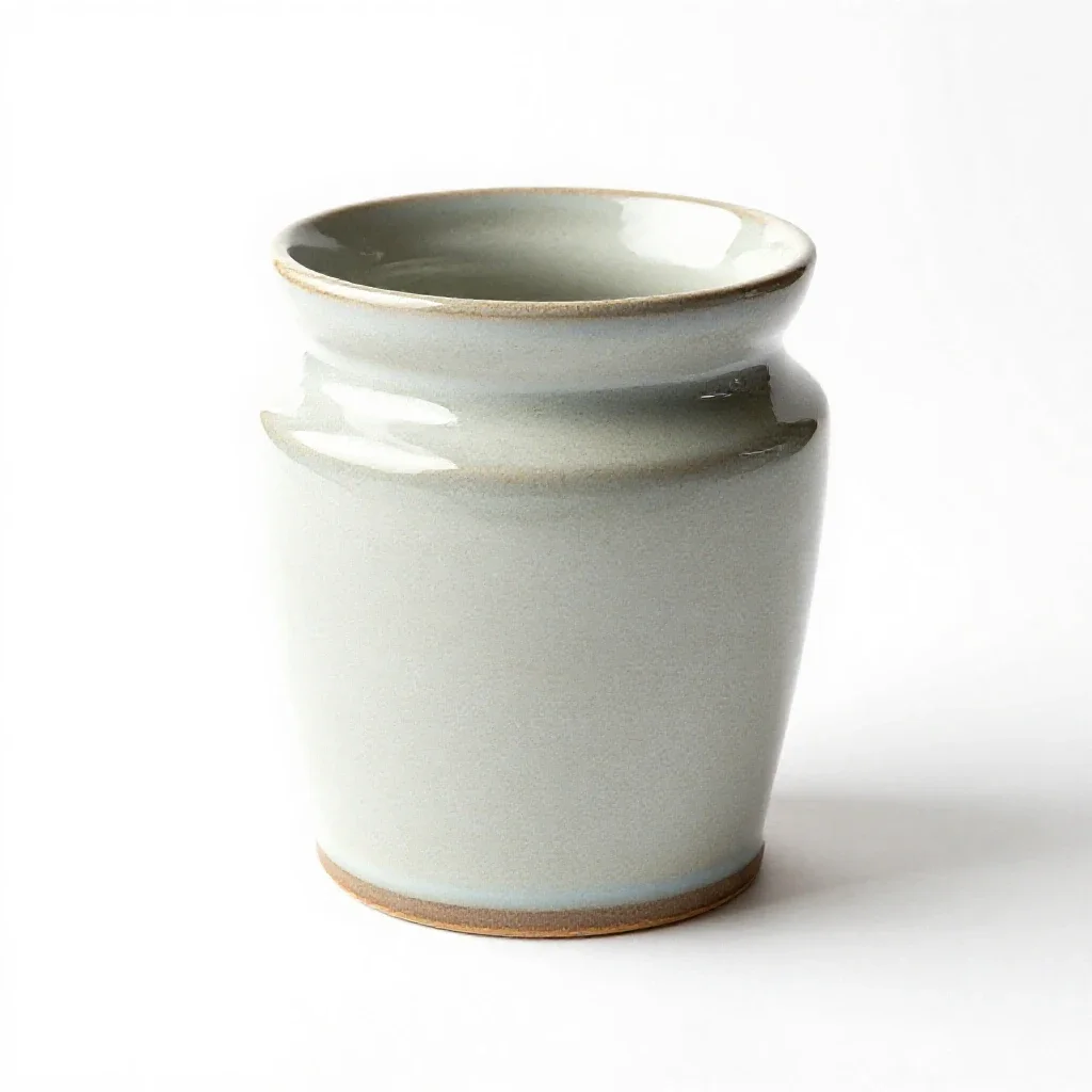 Butter churn isolated on a white background