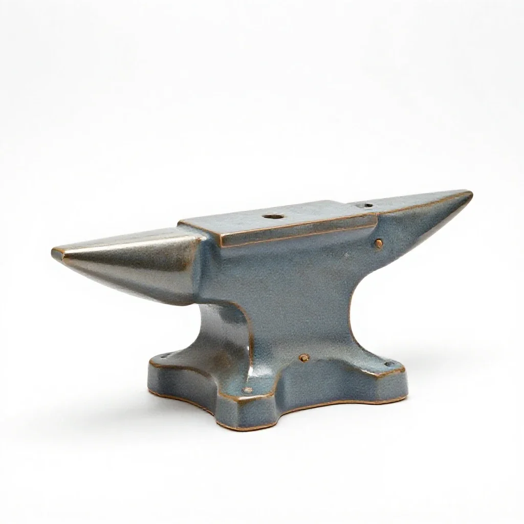 Cobbler's anvil isolated on a white background