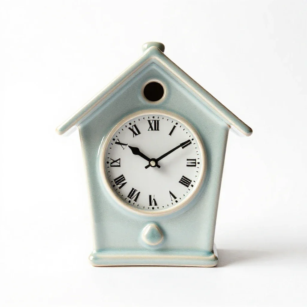 Cuckoo clock isolated on a white background