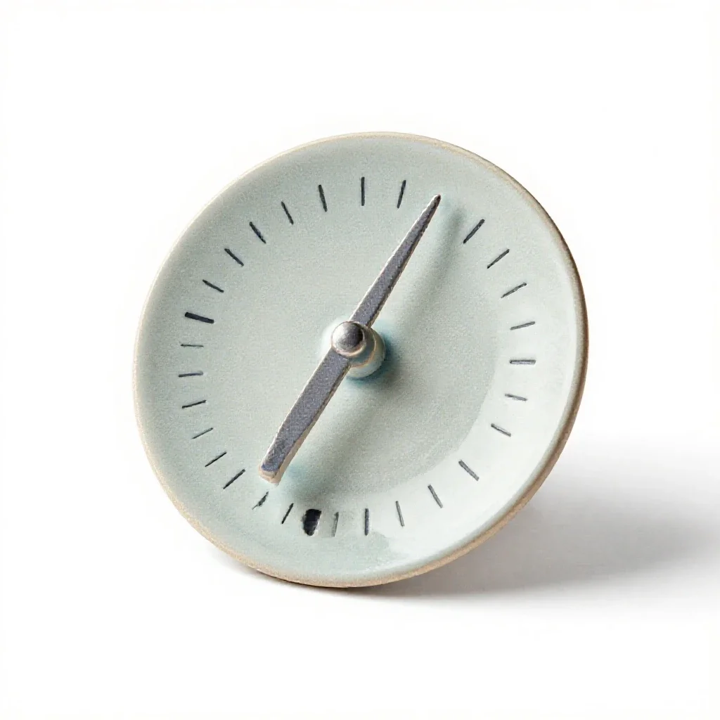 Sundial isolated on a white background