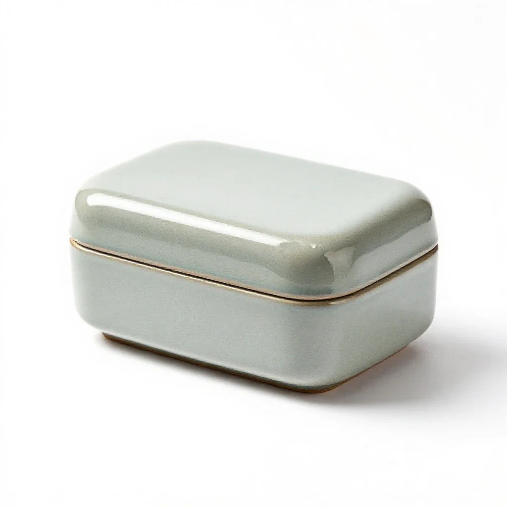 Travelling writing box isolated on a white background