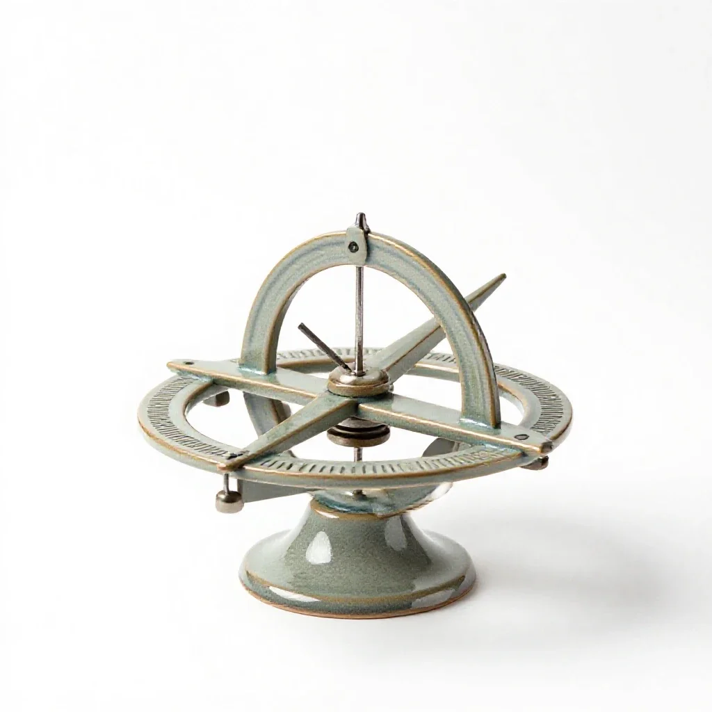Astrolabe isolated on a white background