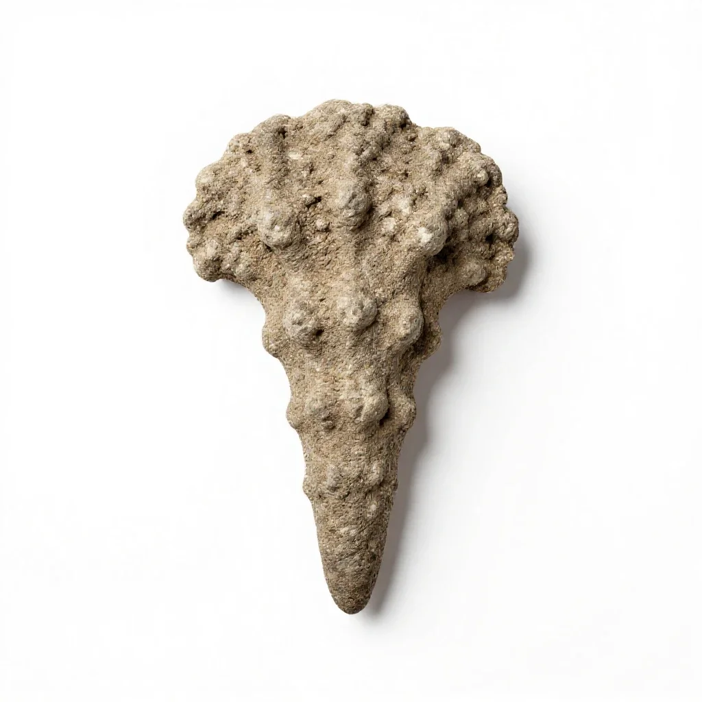 Gargoyle waterspout isolated on a white background