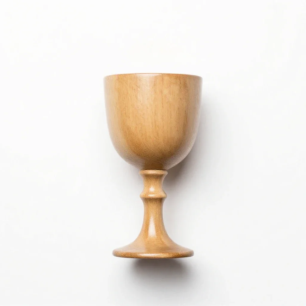 Kiddush cup isolated on a white background