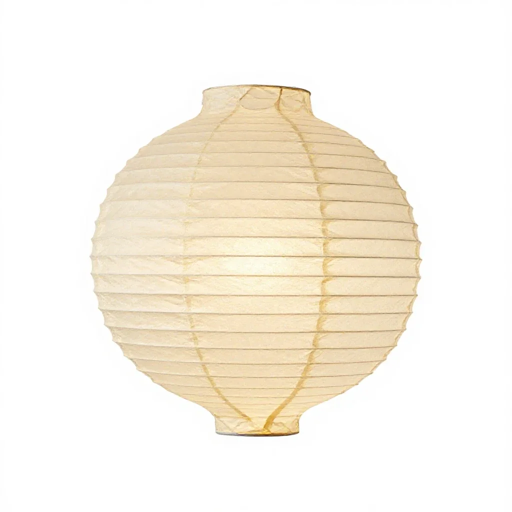 Paper lantern for a festival isolated on a white background