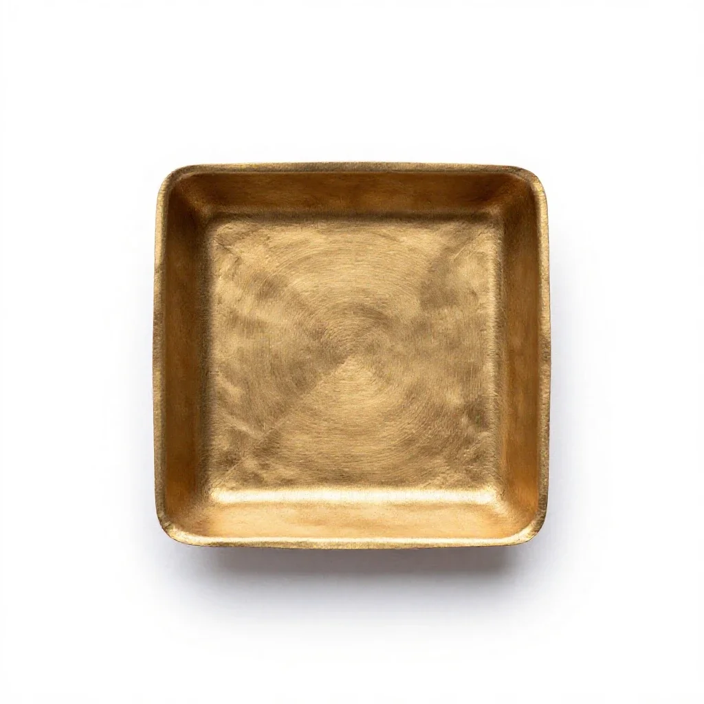 Puja thali isolated on a white background