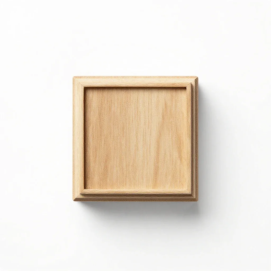 Wedding ring box isolated on a white background