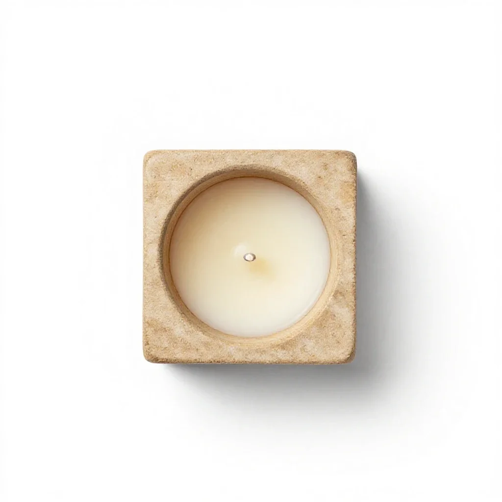 Ofrenda candle holder isolated on a white background