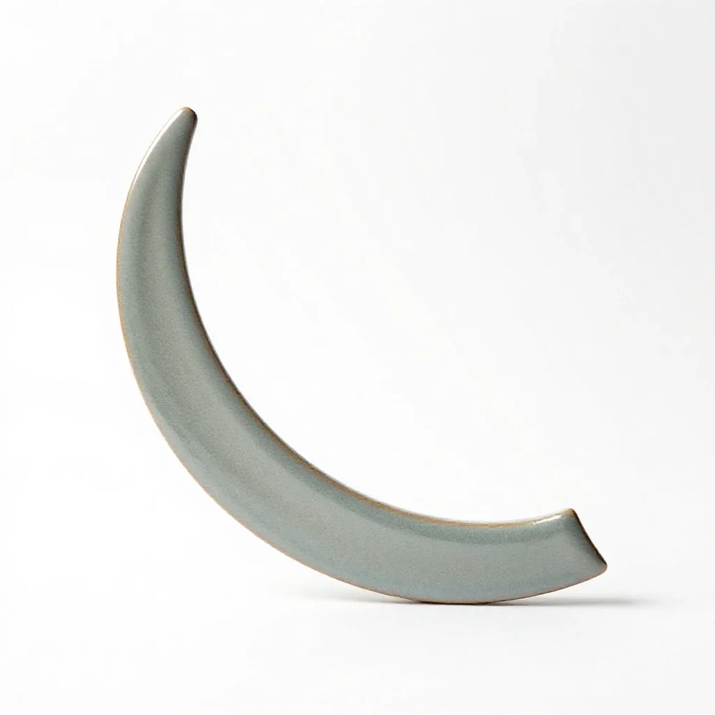 Curved scimitar isolated on a white background